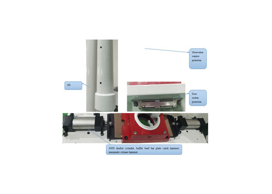 LCD Display Pipe Tube Drop Hammer Test Equipment for Precise Impact Resistance Testing of Supply Sewage and Core Foam Pipes