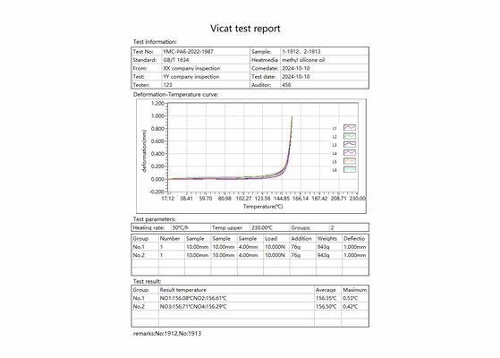 HDT VICAT Testing Machine Used in Scientific Research Production and Teaching for Thermoplastic Hot Deformation Testing