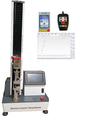 1000n Electronic Universal Testing Machine Rubber Polymer Plastic Textile Tensile Lab Apparatus