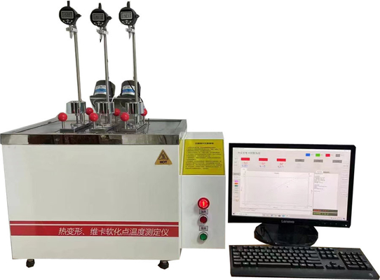 plastica di temperatura di deviazione di calore della macchina di 10N Hdt Vst controllata da computer