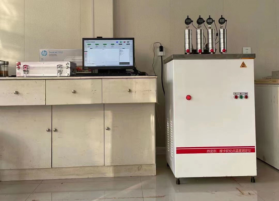 Velocità 120℃/H Hdt Vicat Macchina di prova per ebanite e compositi rinforzati con fibre lunghe