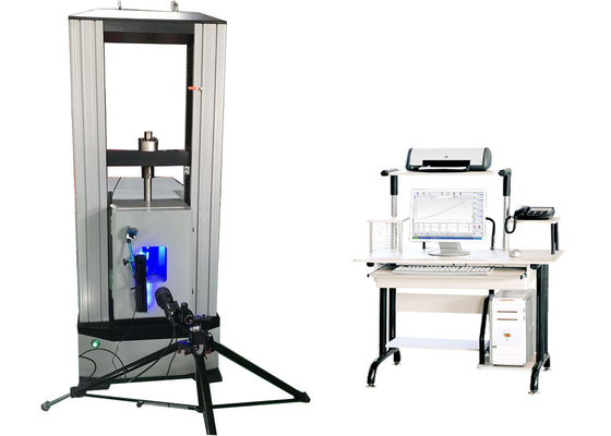 Testatore elettronico di tensione ad alta temperatura controllato al computer con estensometro video