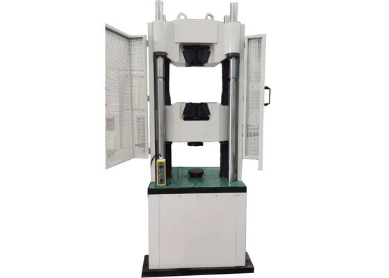 1000 Kn Servo Hydraulic Testing Machine esegue sia i test di tensione su rotoli di acciaio che su piatti