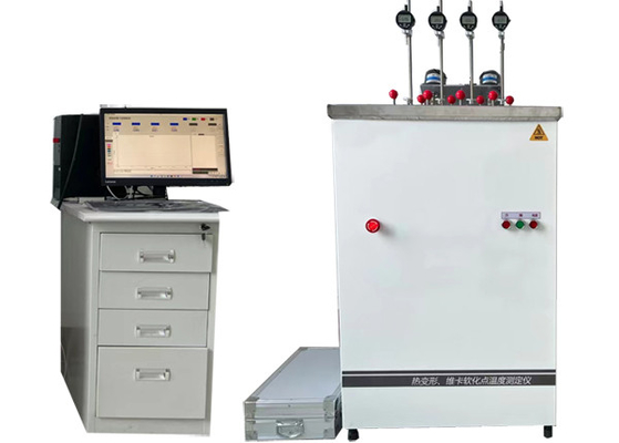 4.5KW Hdt Vicat Testing Machine Determinazione di Vicat Temperatura di ammorbidimento della plastica