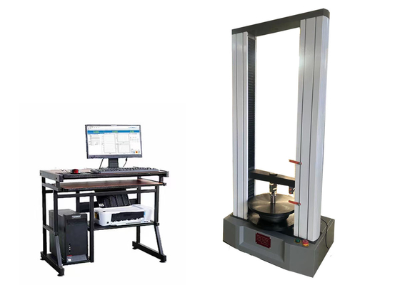 Apparecchio elettrico di prova della resistenza universale da 20KN con risoluzione di spostamento del traverso di 0,001 mm