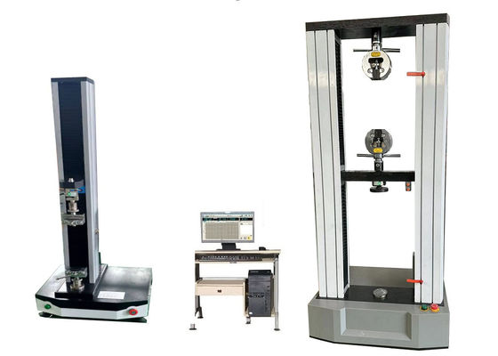 Macchina elettrica di prova universale da 10KN con risoluzione di spostamento del traverso di 0,001 mm per la prova e il controllo dei materiali