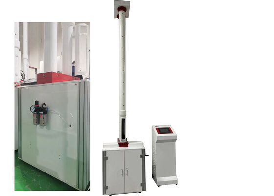 Attrezzatura per prove con martello cadente dotata di meccanismi di sicurezza per proteggere gli operatori durante le operazioni di prova di impatto ad alta energia