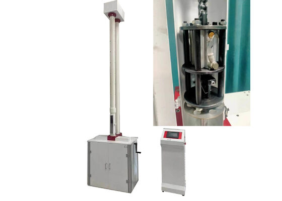 Attrezzatura per prove con martello a caduta per l'esecuzione di prove di impatto su tubi di plastica, vetro, ceramica e altri materiali non metallici con risultati