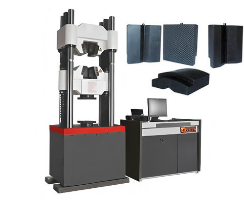 Macchina per prove servoidrauliche dotata di host a quattro colonne e cilindro dell'olio di tipo abbassato per maggiore stabilità e precisione