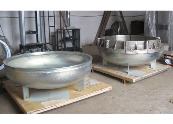 Cappucci terminali per tubi in plastica DN 1400 mm con struttura di tipo A per la massima durata e resistenza alla pressione ultra elevata