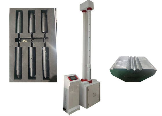 Attrezzatura per prove con martello a caduta per l'esecuzione di prove di impatto su tubi di plastica, vetro, ceramica e altri materiali non metallici con meccanismo
