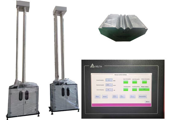 Attrezzatura per prove con martello cadente conforme ai metodi di prova internazionali che fornisce prove di impatto accurate per tubi in plastica