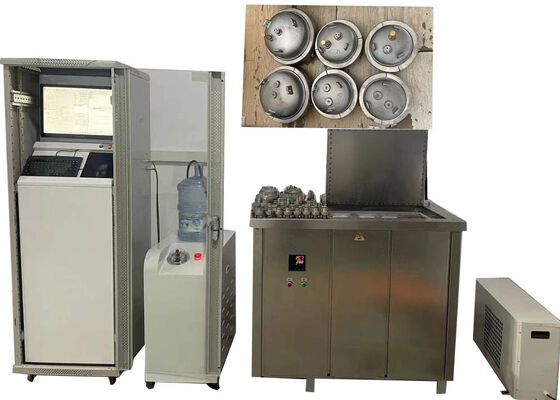 Macchina per prove di pressione idrostatica di tubi in plastica ISO 1167, tester multicanale per controllo tablet industriale per prove idrostatiche e di scoppio